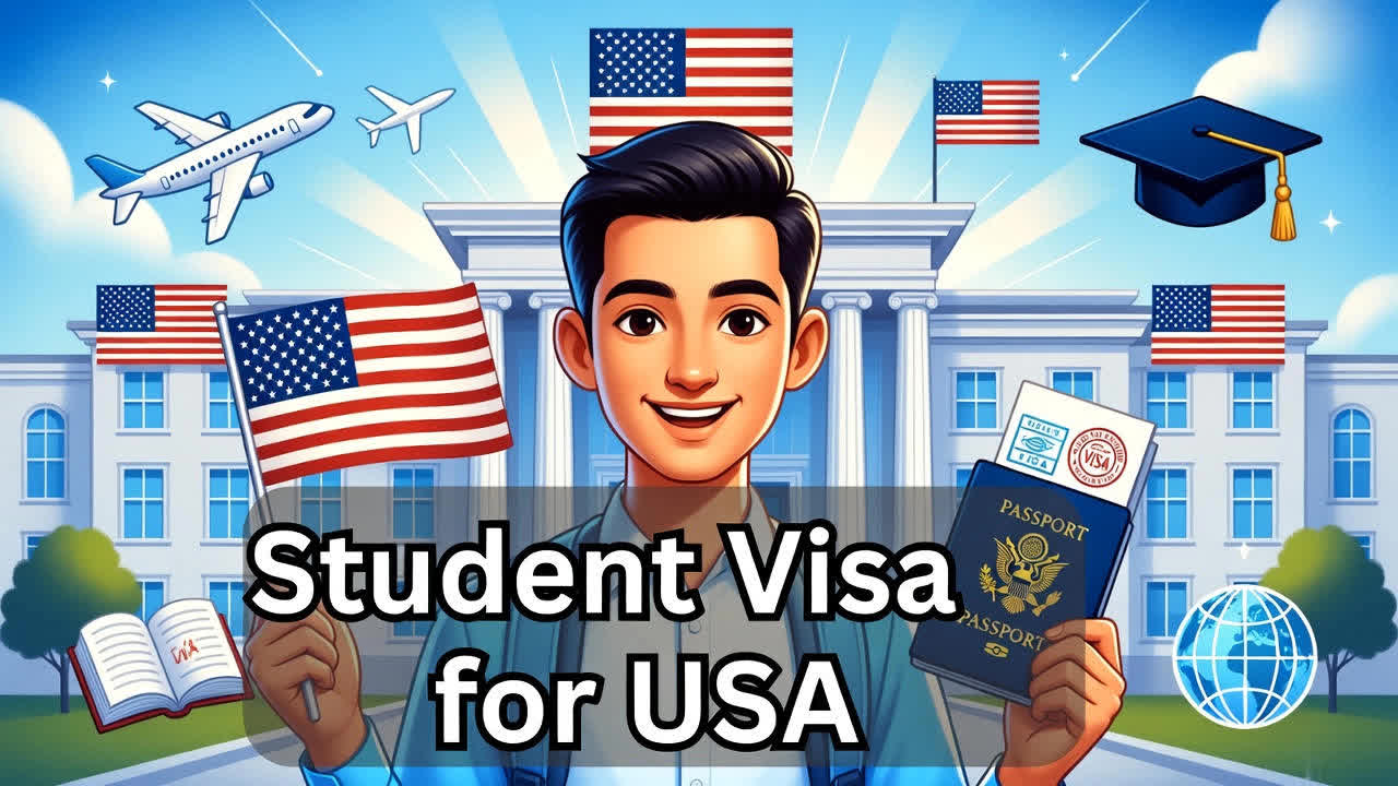 Student visa application for USA