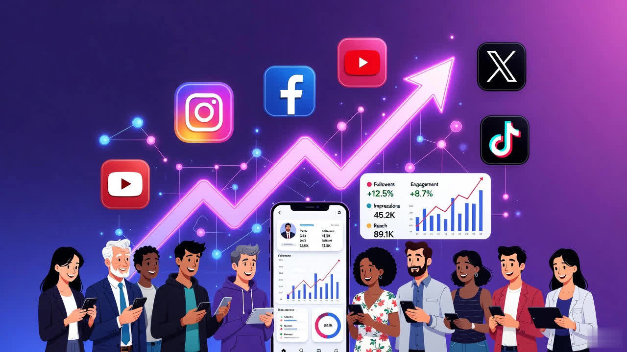 How to grow brand on social media