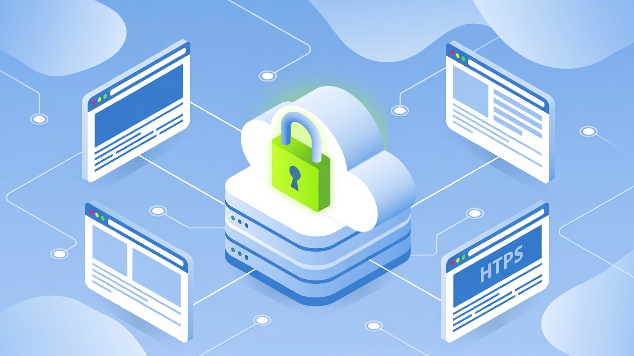 Cloud security with HTTPS connections